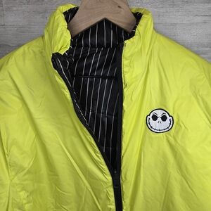 Disney Nightmare Before Christmas Jack Skellington Reversible Puffer Jacket